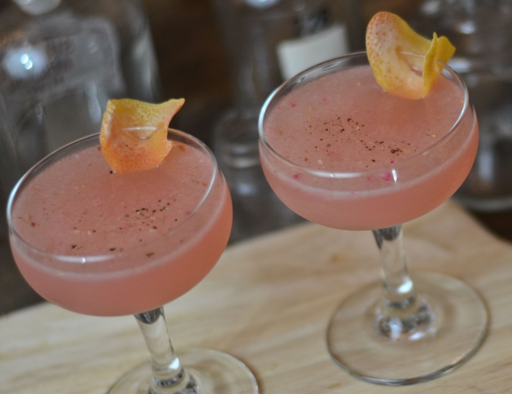 cardamom rose grapefruit cocktail