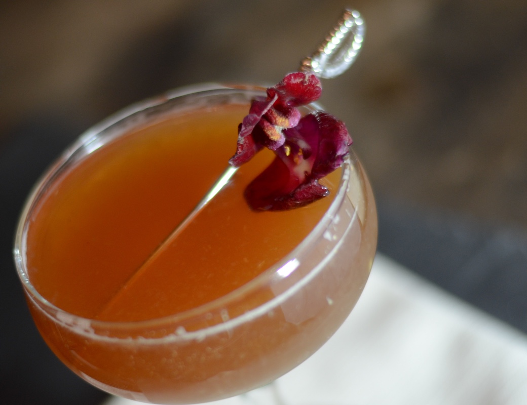 mata hari cocktail with chai tea