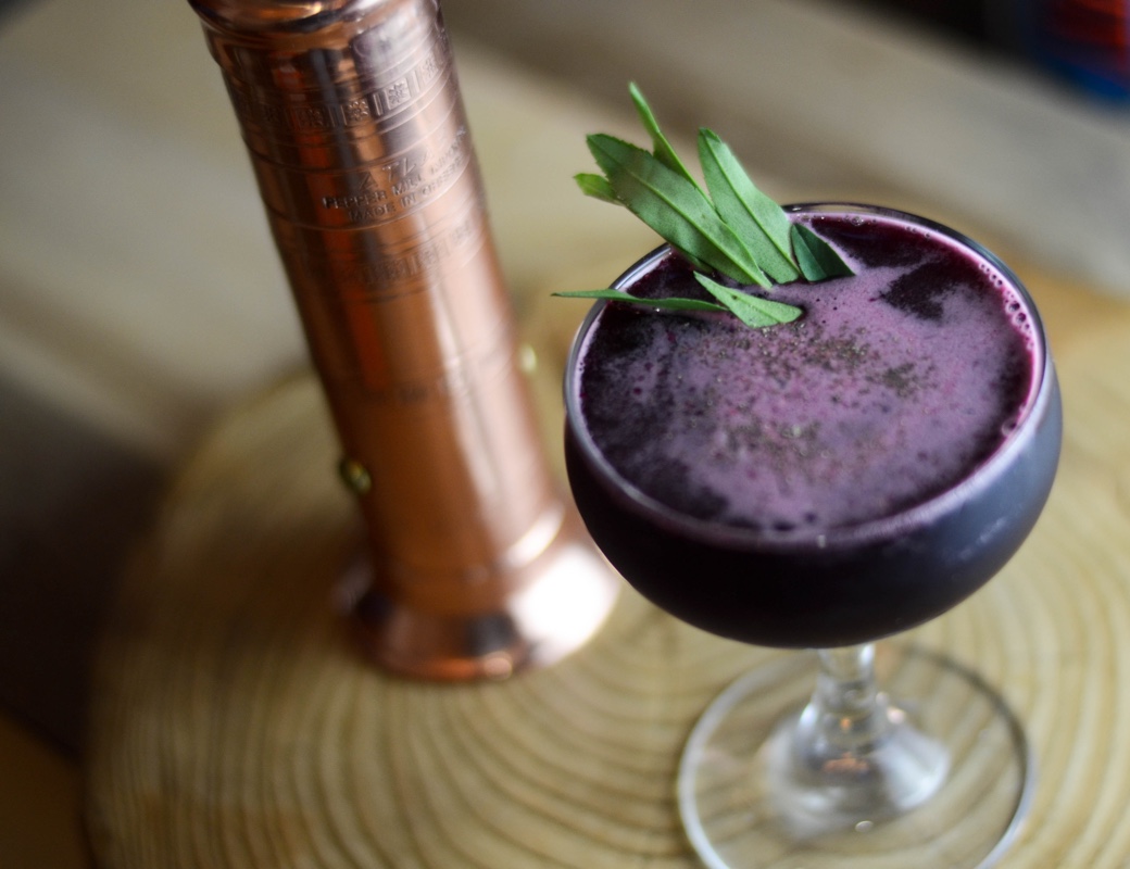 tarragon beet and pepper cocktail