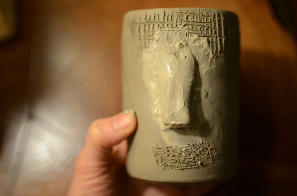 how to hand build tiki mugs