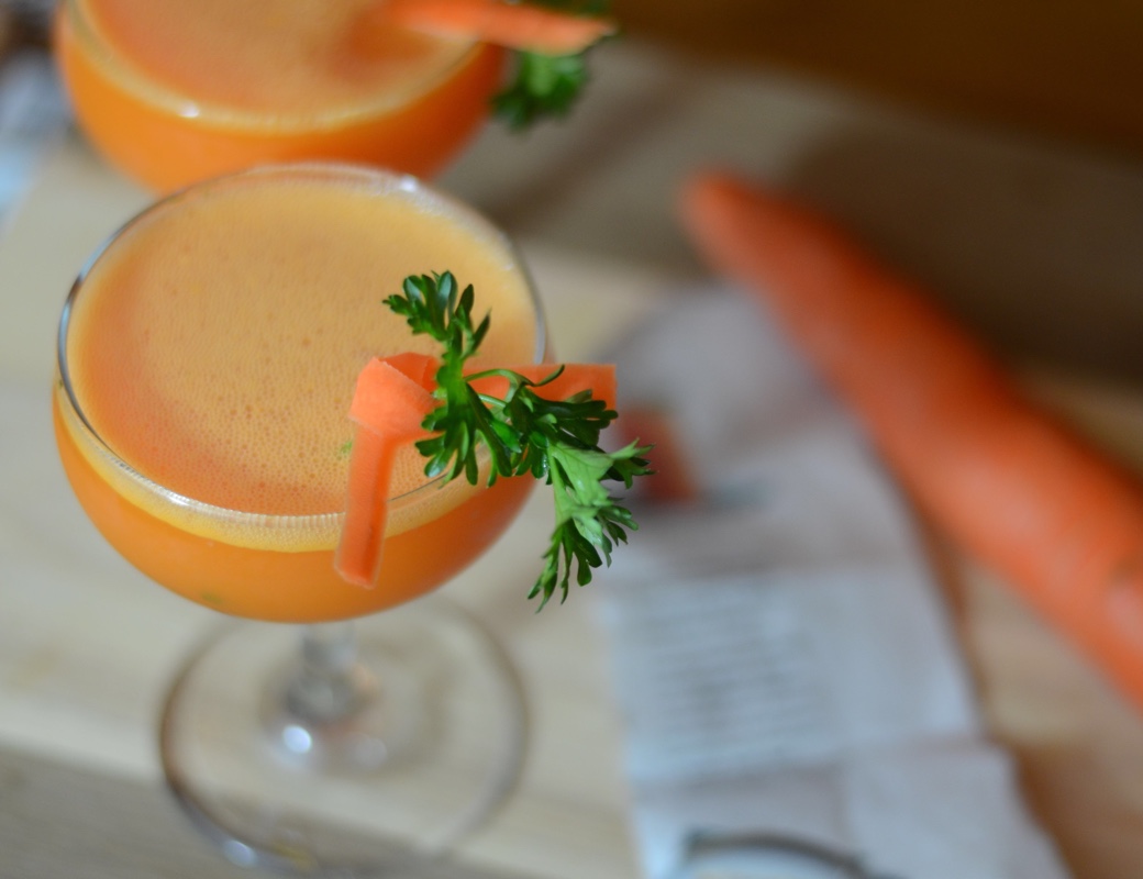 carrot cocktail with tequila