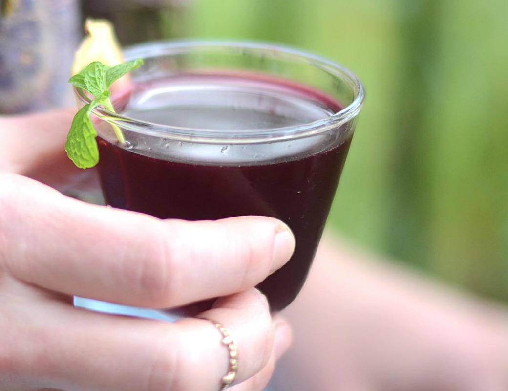 beet down ginger cocktail