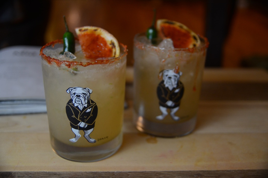 charred grapefruit margarita