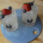 strawberry and blueberry collins