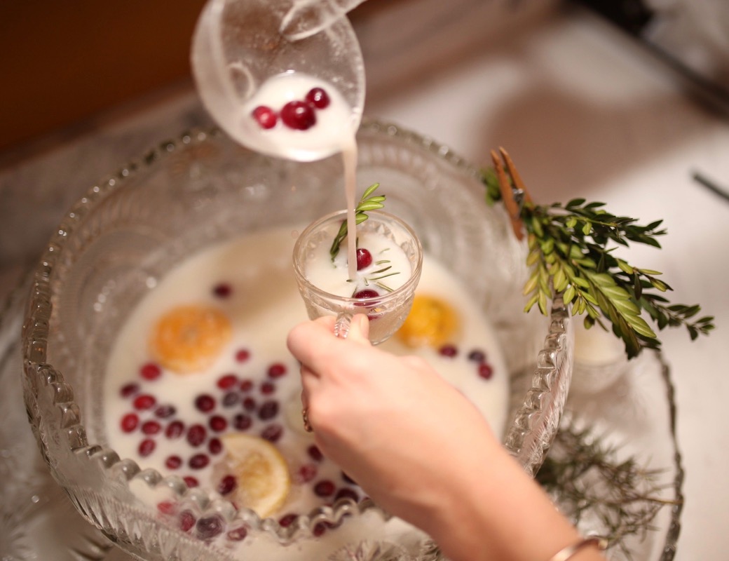 coconut margarita punch for christmas